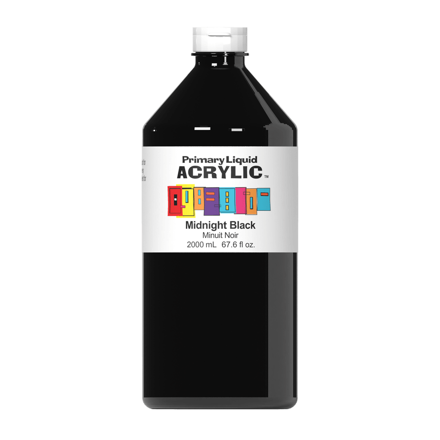 Primary Liquid Acrylic - Midnight Black