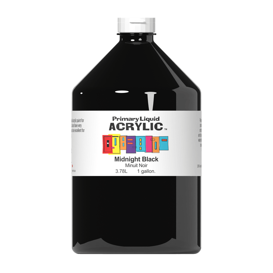 Primary Liquid Acrylic - Midnight Black