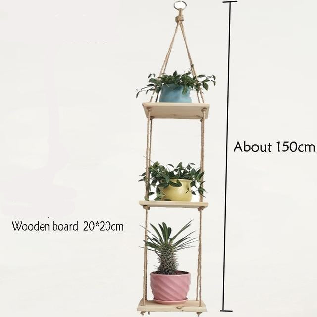 Macrame Wall Shelf