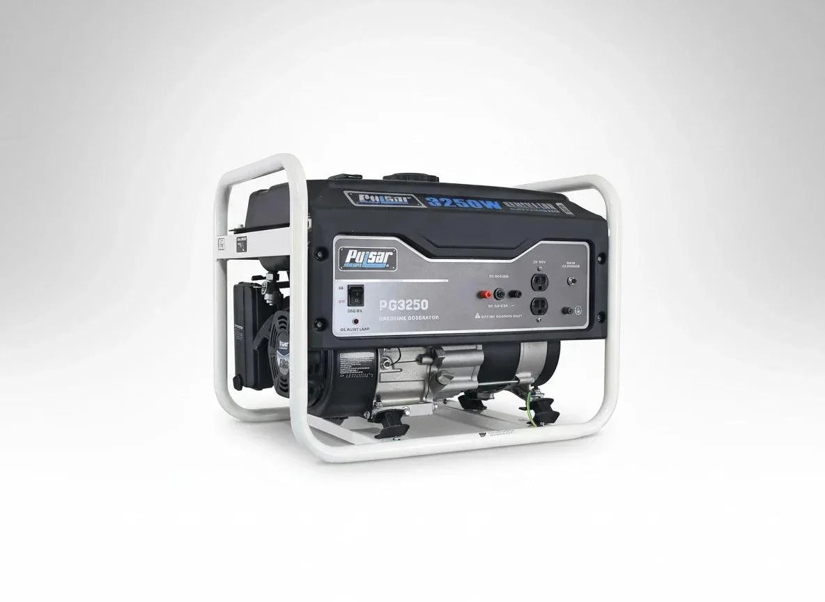 Pulsar PG3250 Portable Gasoline Generator – 3,250W Peak, 2,500W Running, 7 HP Engine