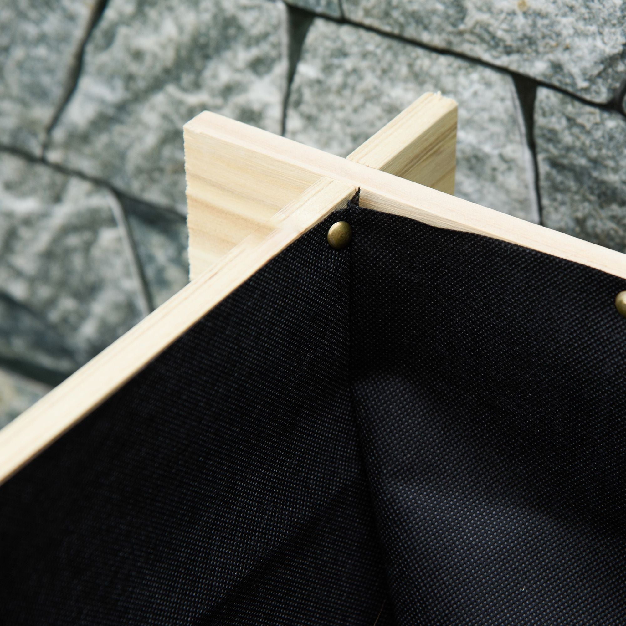 Outsunny 3 Tier Raised Garden Bed with 9 Grow Grids and Bed Liner for Garden, Outdoor to Vegetables, Flowers, Natural