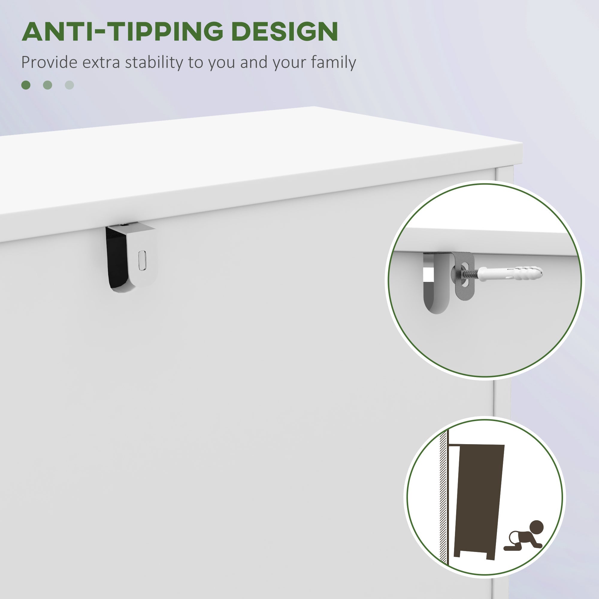 HOMCOM Narrow Shoe Cabinet: 3 Flip Drawers, Adjustable Shelves for 12 Pairs, White Small Space Organizer