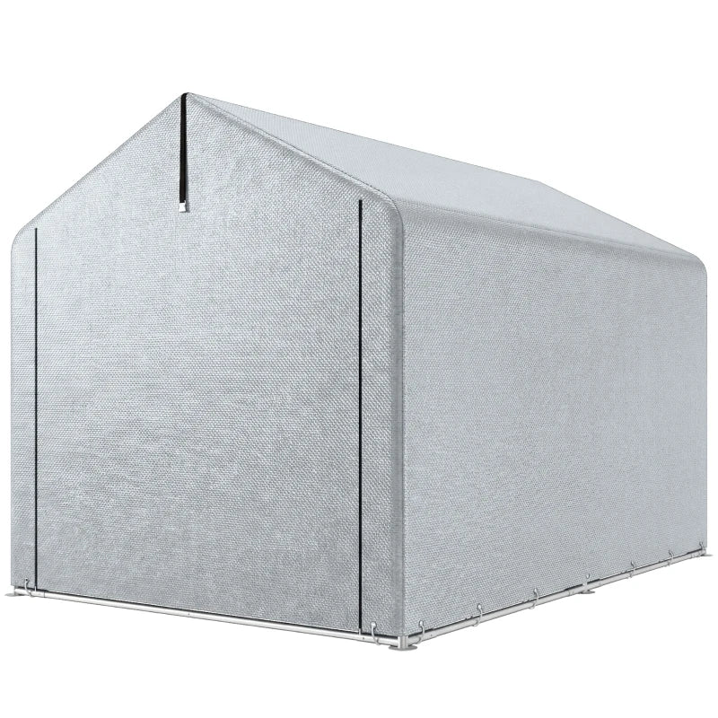 7' x 5' Portable Shed, Waterproof Bike Tent with Roll-up Zipper Door and Galvanized Metal Frame for Bike
