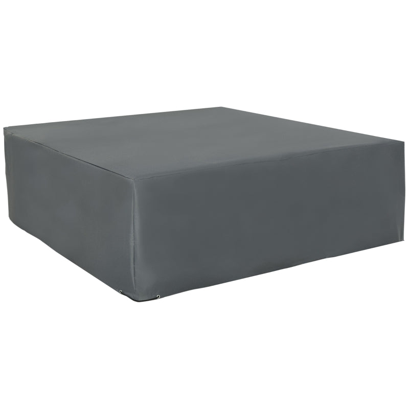 Patio Furniture Covers Waterproof for Lounge Chair Set, 600D Heavy Duty Oxford Patio Cover, 80.7" x 75.6" x 24", Grey
