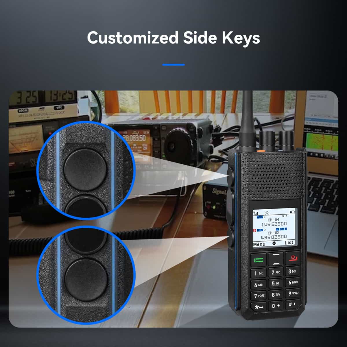 Retevis Ailunce H1 6W GPS APRS Dual Band DMR Amateur Ham Radio