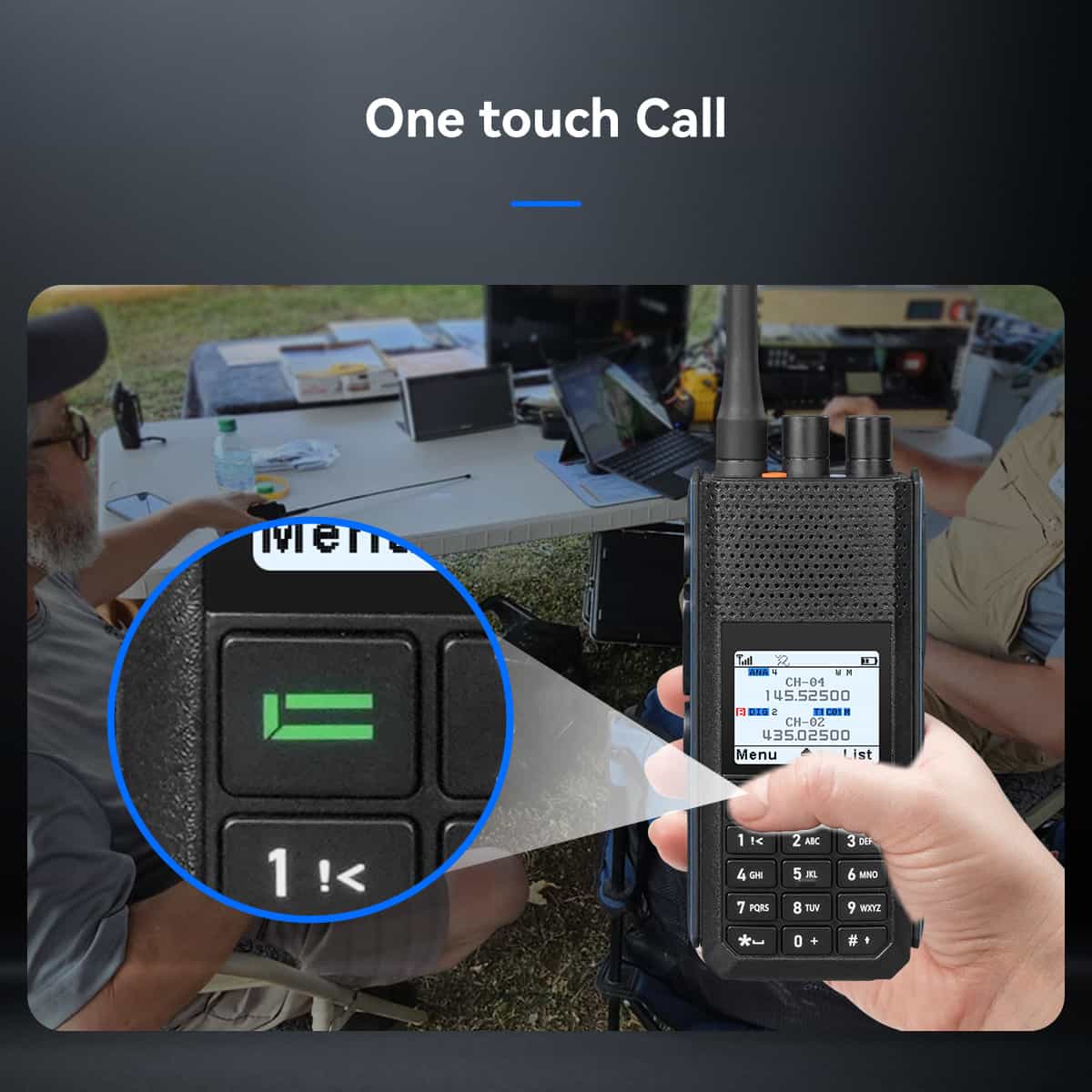 Retevis Ailunce H1 6W GPS APRS Dual Band DMR Amateur Ham Radio