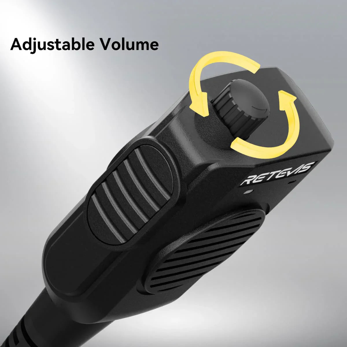 Retevis HK011 Amateur Ham Two-Way Radio Speaker Microphone With AI Noise Canceling Microphone 2 Pin K Plug