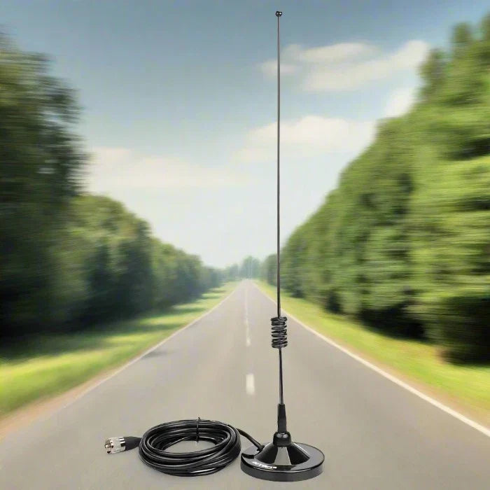 Retevis MR100 50CM Dual Band Mobile Magnet Mount Amateur Ham Radio Antenna
