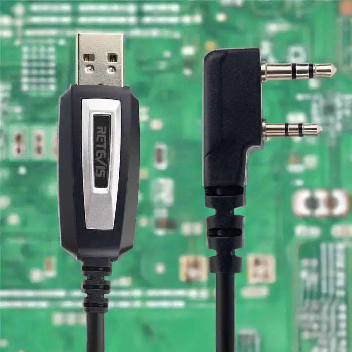 Retevis USB Programming Cable For Handheld Analog Amateur Ham Radios (Wouxun / Baofeng / TYT / Quansheng Compatible)
