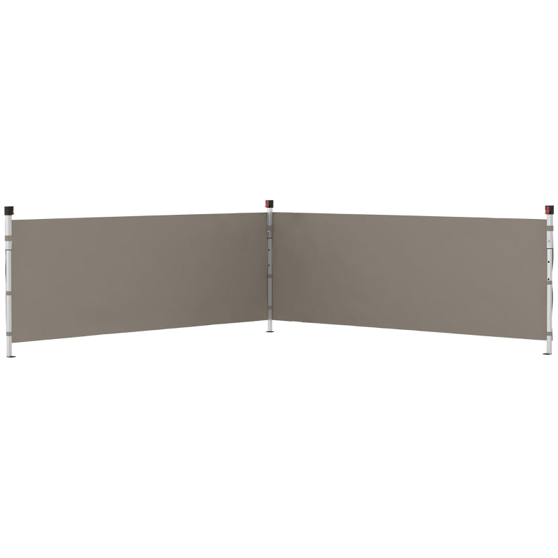 Canopy Sidewalls for 10' x 10' or 10' x 20' Pop up Canopy, 2 PCS Canopy Half Walls Only, Grey