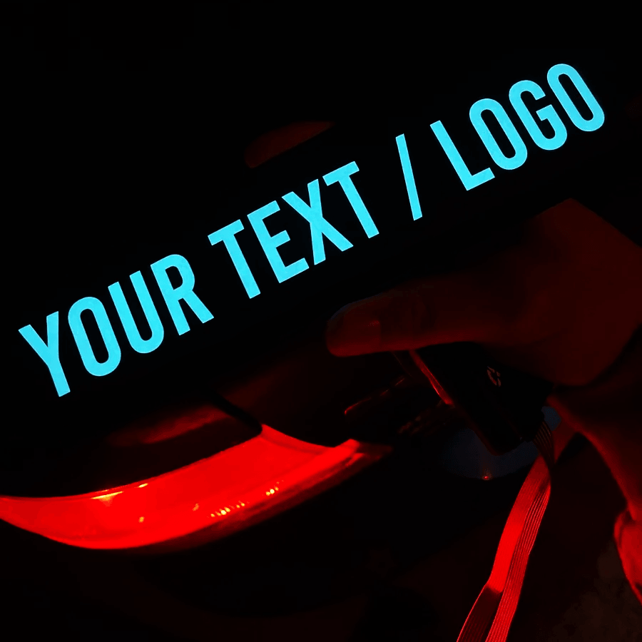 Custom Text | LED Decal | USB Powered