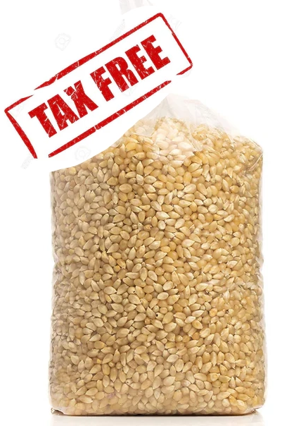 Bulk White Hull-less Popcorn Kernels (6lbs, 12lbs, 18lbs, 24lbs) (Product of Canada)