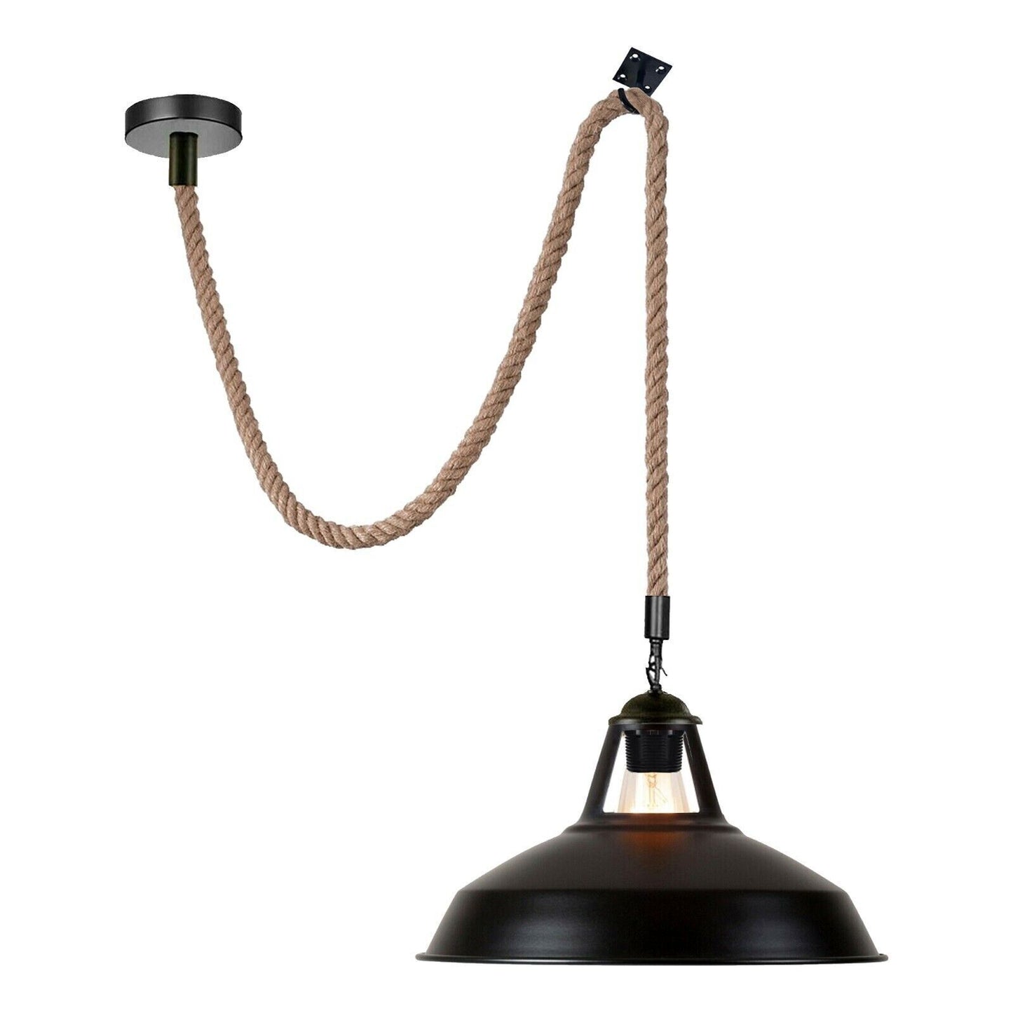 Vintage Industrial Metal Black color Pendant lamp~1563
