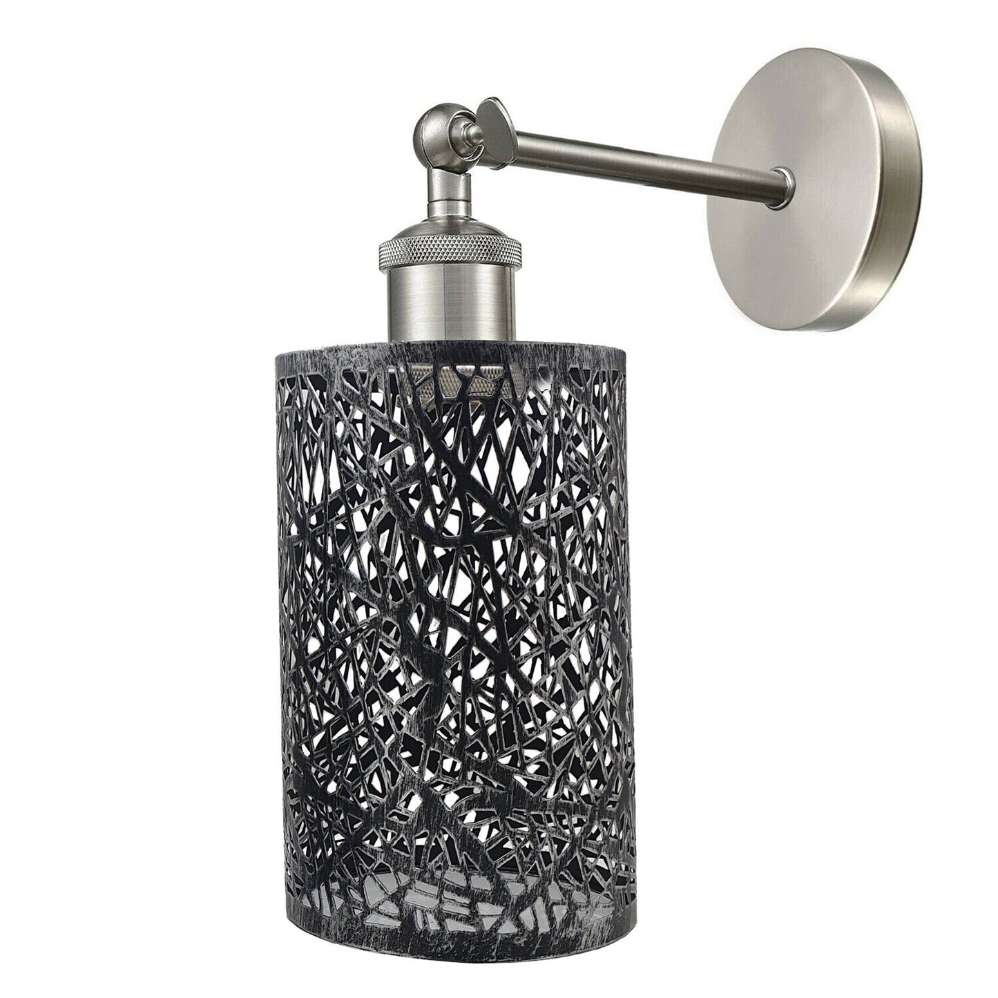 Adjustable Angle Wall Mounted Metal Cage Wall Lights for Bedroom~1851