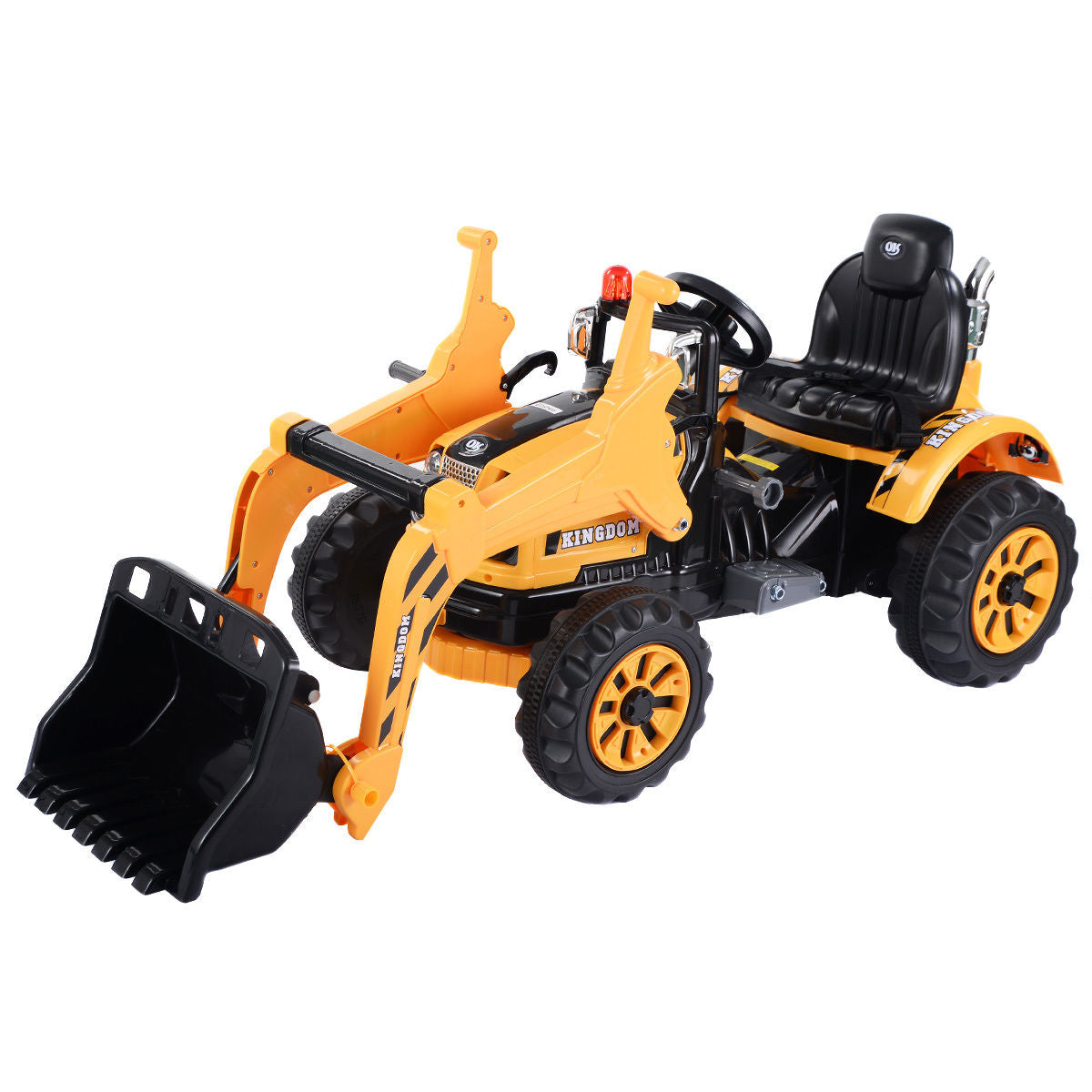 12 V Battery Powered Kids Ride on Dumper Truck-YellowÂ