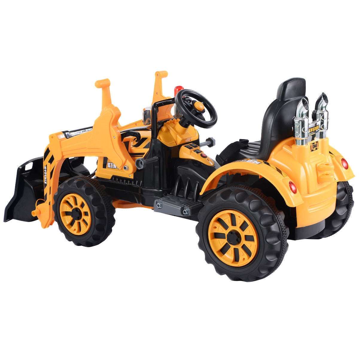 12 V Battery Powered Kids Ride on Dumper Truck-YellowÂ