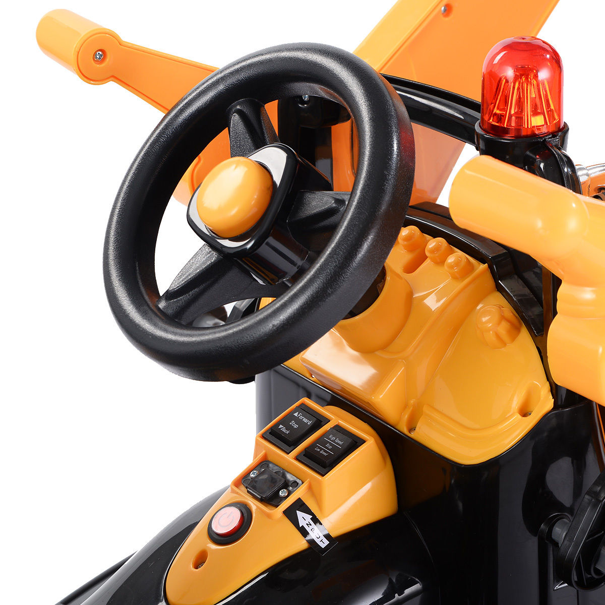 12 V Battery Powered Kids Ride on Dumper Truck-YellowÂ