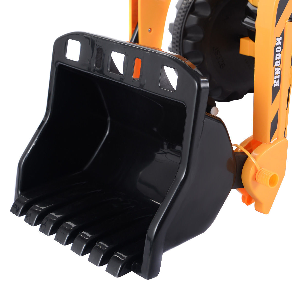 12 V Battery Powered Kids Ride on Dumper Truck-YellowÂ