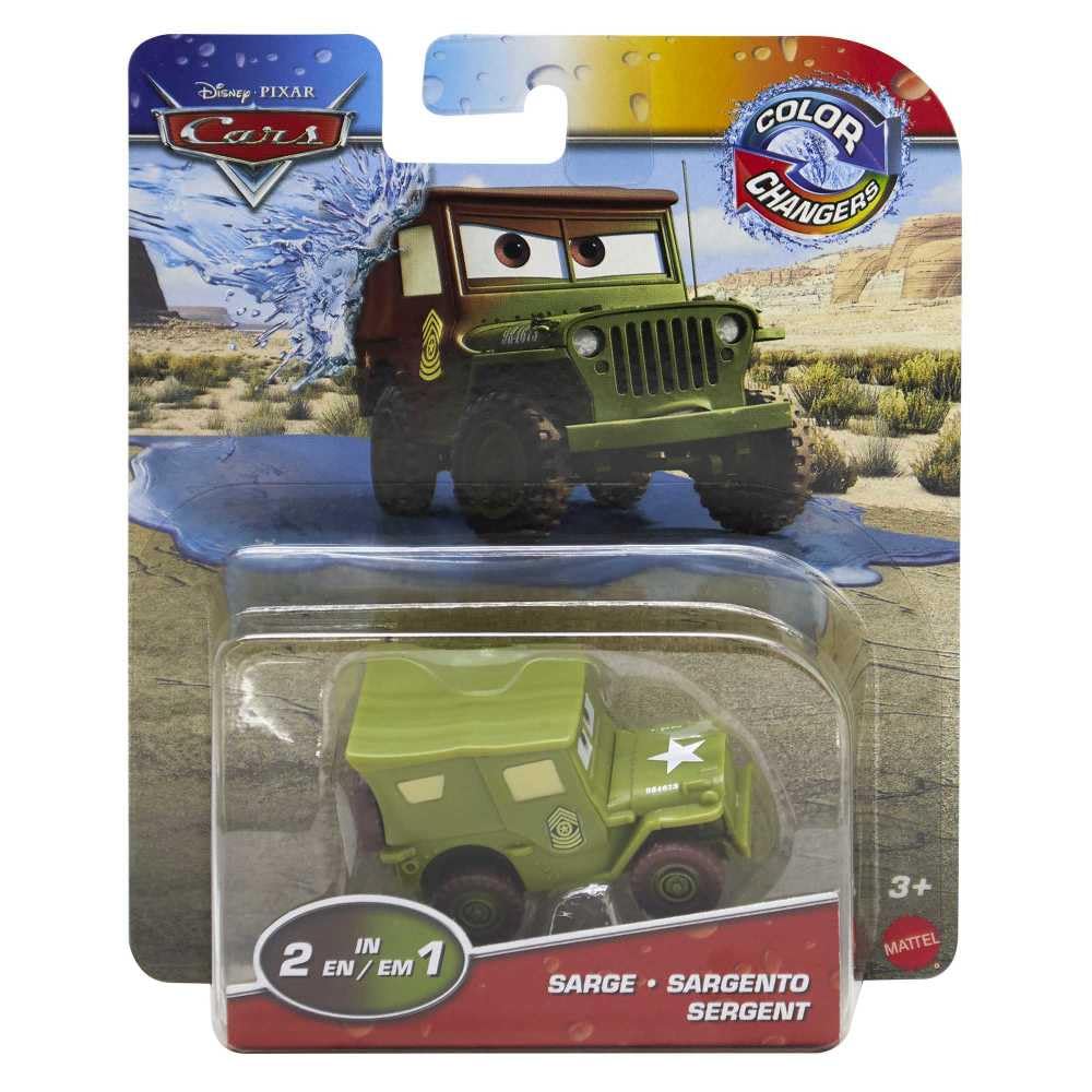 Disney Pixar Cars On The Road Color Changers - Sarge