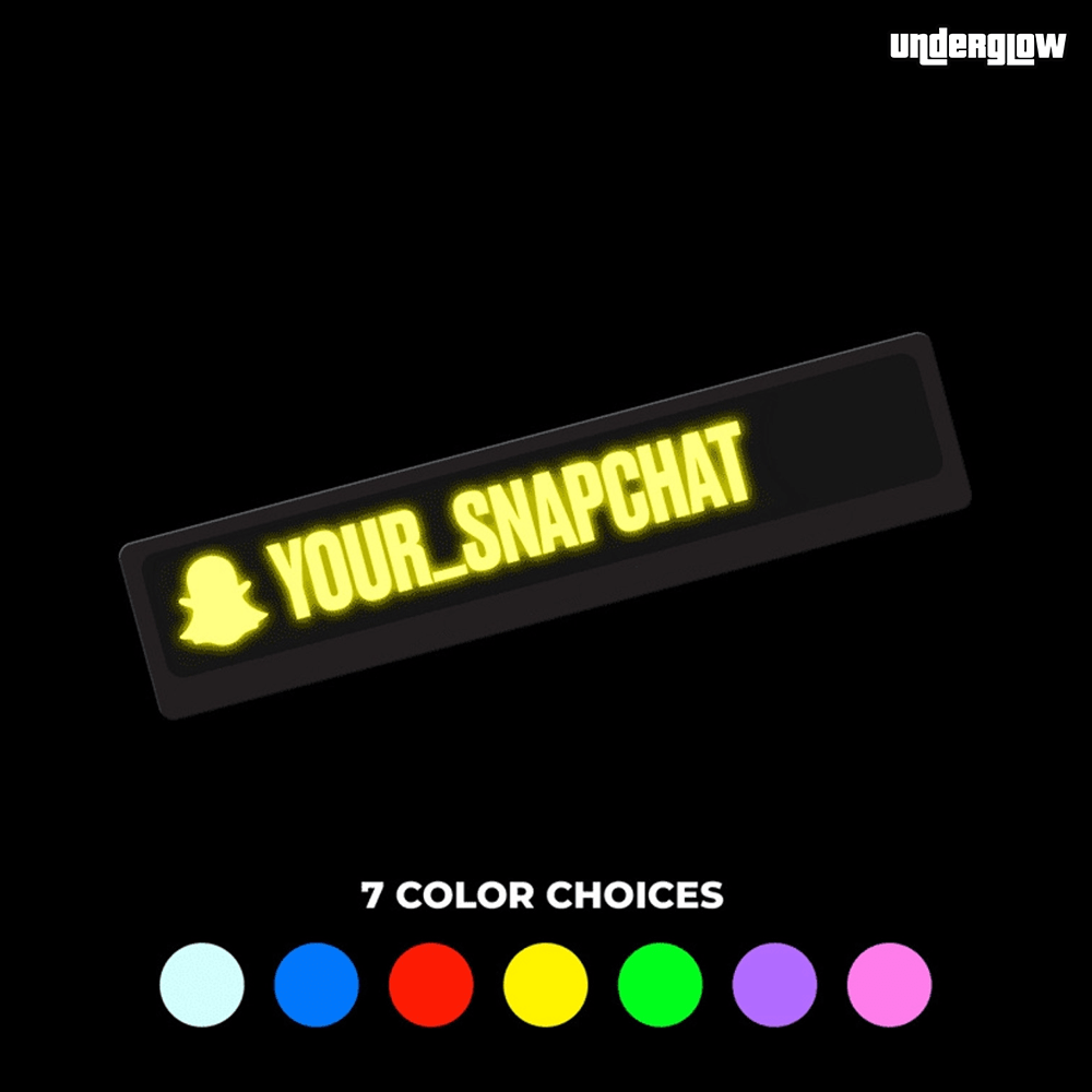 Social Media | LED Decal | USB Powered