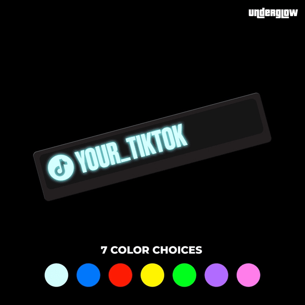 Social Media | LED Decal | USB Powered