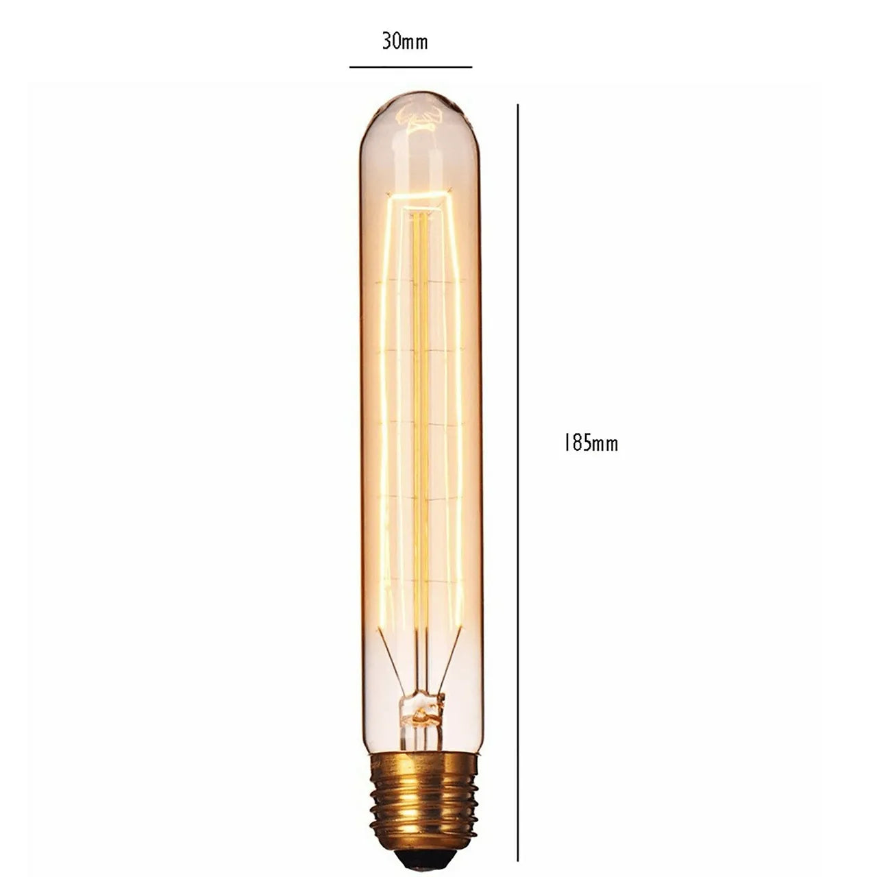 E26 T185 60W Vintage Retro Industrial Filament Bulb 1 / 2 / 3 / 5 pack ~ 1633