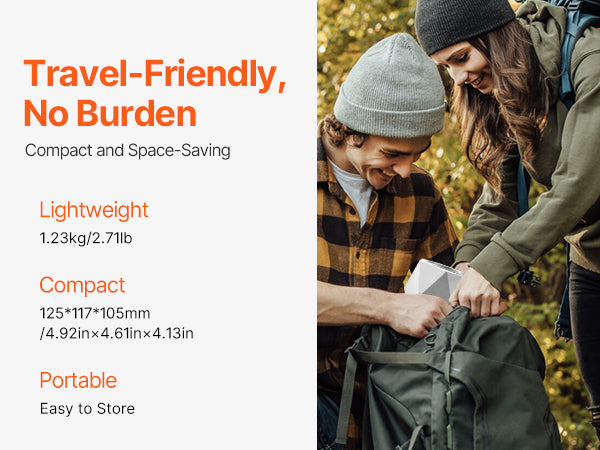 VEVOR Tabletop Fire Pit Bowl Concrete Fireplace Indoor Outdoor for Patio