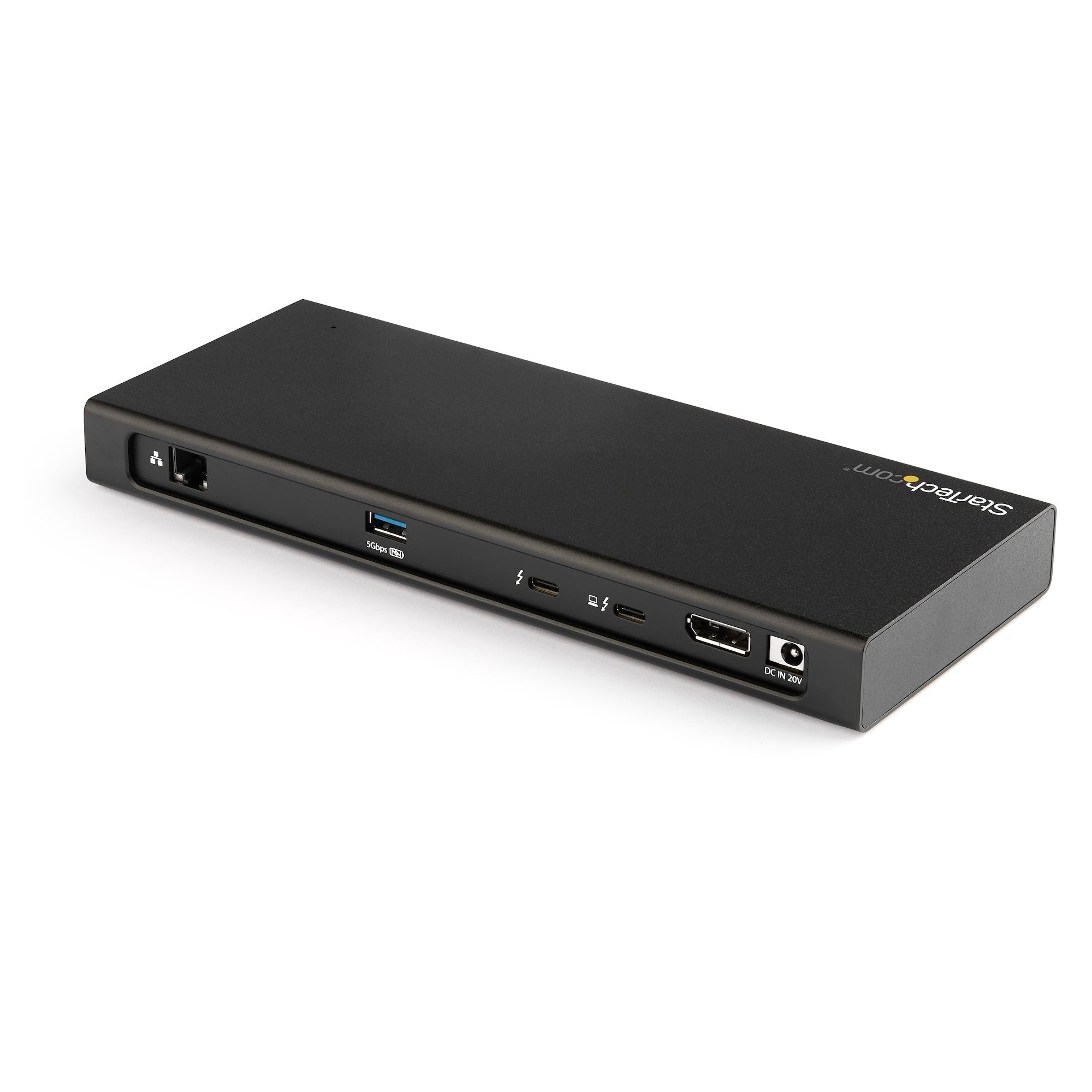 Thunderbolt 3 Dock - Dual Monitor 4K 60Hz TB3 Laptop Docking Station with DisplayPort - PCIe M.2 NVMe SSD Enclosure - 85W Power Delivery - SD 4.0, 10Gbps USB-C, 2 USB-A Hub - TAA