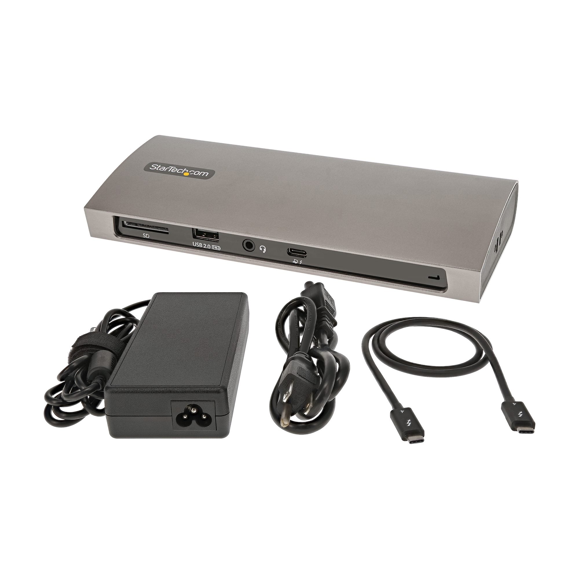 Thunderbolt 4 Dock, 96W Power Delivery, Single 8K/Dual Monitor 4K 60Hz, 3xTB4/USB4 ports, 4xUSB-A, SD, GbE, Thunderbolt 4 Docking Station for Windows or TB3 MacBook, 0.8m Cable