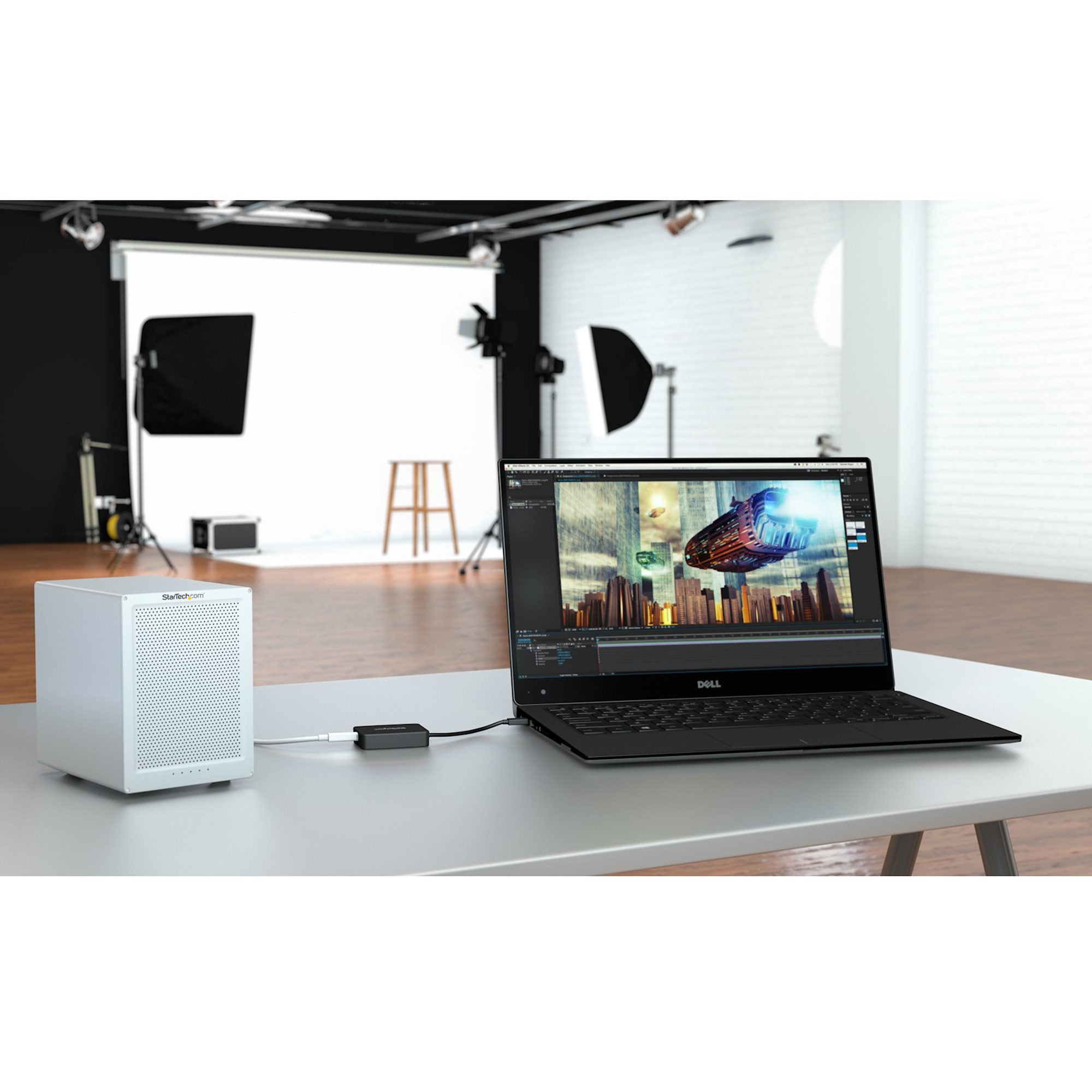 Thunderbolt 3 to Thunderbolt 2 Adapter - TB3 Laptop to TB2 Displays & Devices - Thunderbolt 2 20Gbps or Thunderbolt 1 10Gbps Converter - Thunderbolt 3 Certified- Windows/Mac