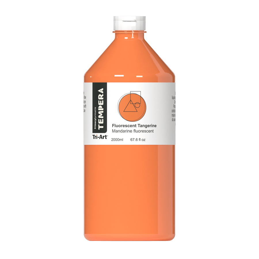 Primary Liquid Tempera - Fluorescent Tangerine