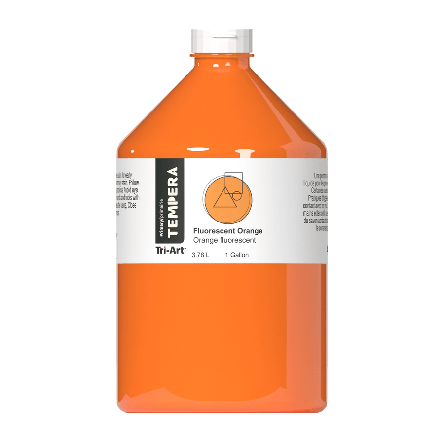 Primary Liquid Tempera - Fluorescent Orange