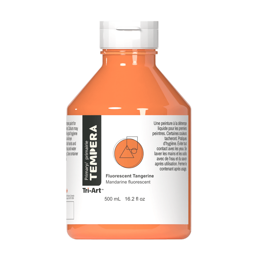 Primary Liquid Tempera - Fluorescent Tangerine