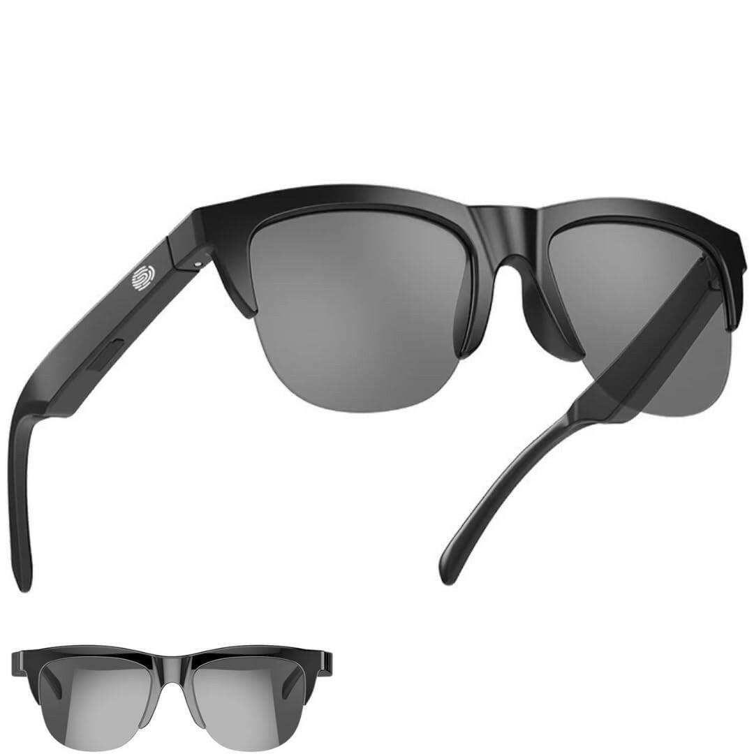TUTT F6 Bluetooth Smart Sunglasses | Microphone | TR90 Frame | HD UV Protection Wireless Call & Music | Anti Blue Ray | Touch Control | Blue Ray Test Kit | Gift for Men Women