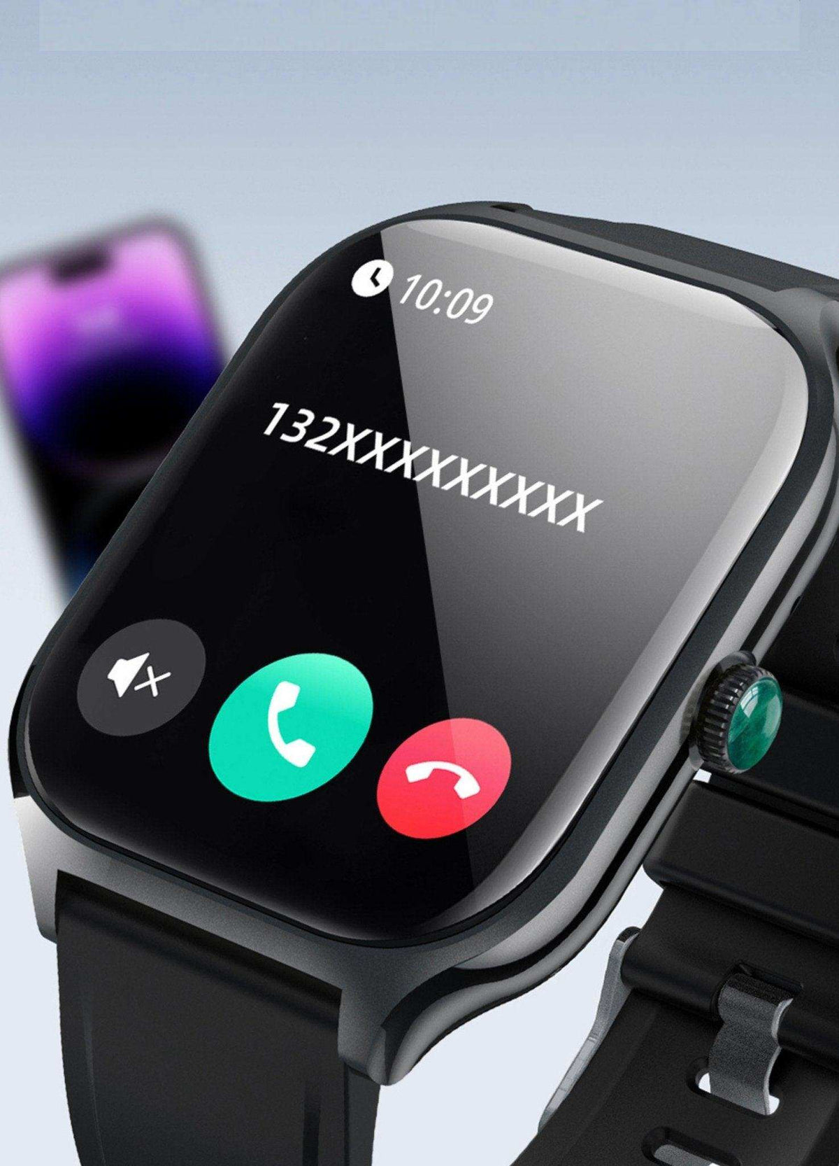 TUTT Smartwatch for Men and Women, 2.01” Dial, Waterproof, Bluetooth Calling, Blood Oxygen & Heart Rate Monitor LX7