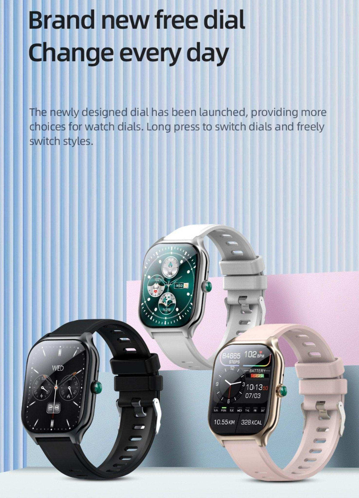 TUTT Smartwatch for Men and Women, 2.01” Dial, Waterproof, Bluetooth Calling, Blood Oxygen & Heart Rate Monitor LX7