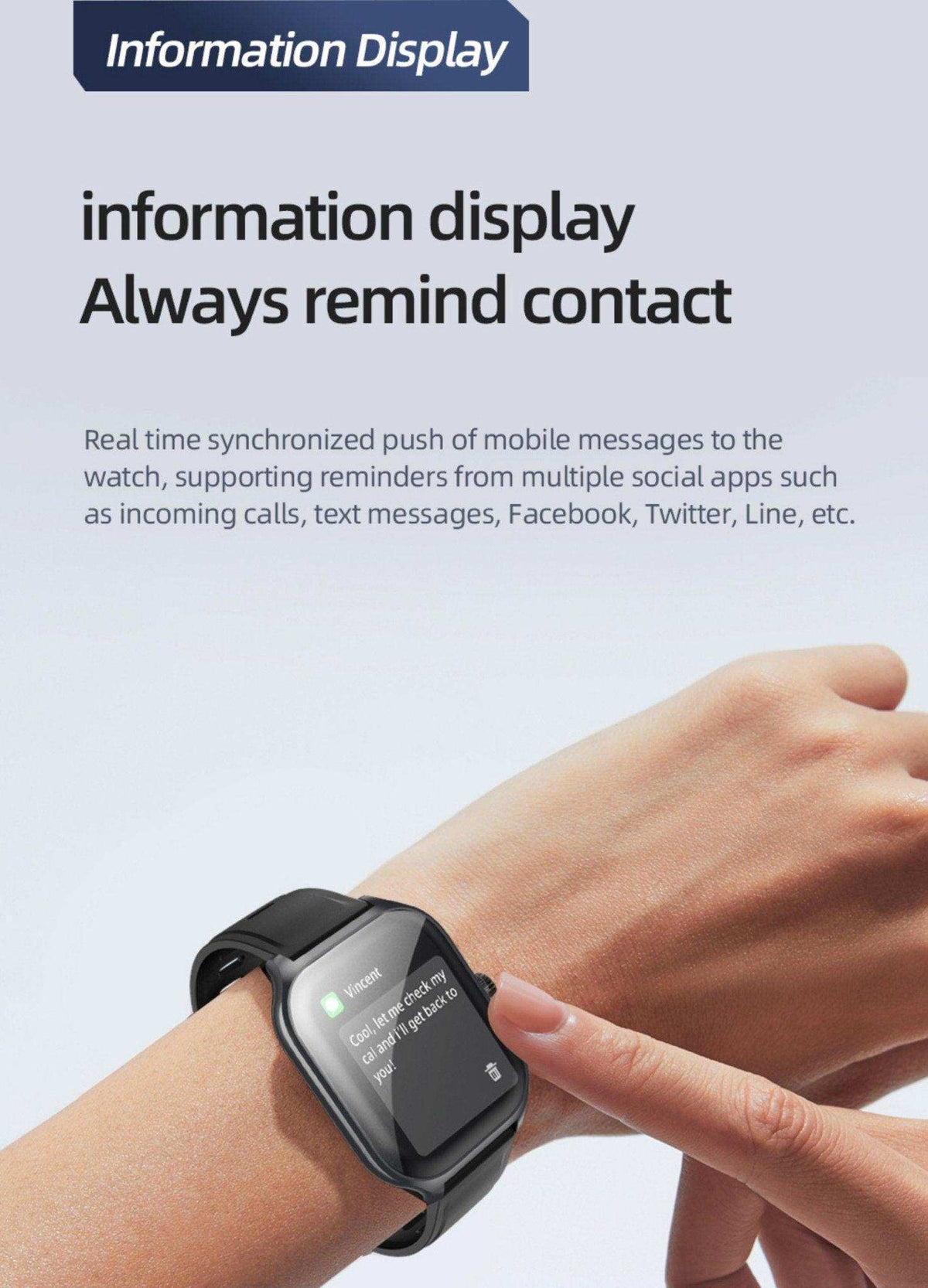 TUTT Smartwatch for Men and Women, 2.01” Dial, Waterproof, Bluetooth Calling, Blood Oxygen & Heart Rate Monitor LX7