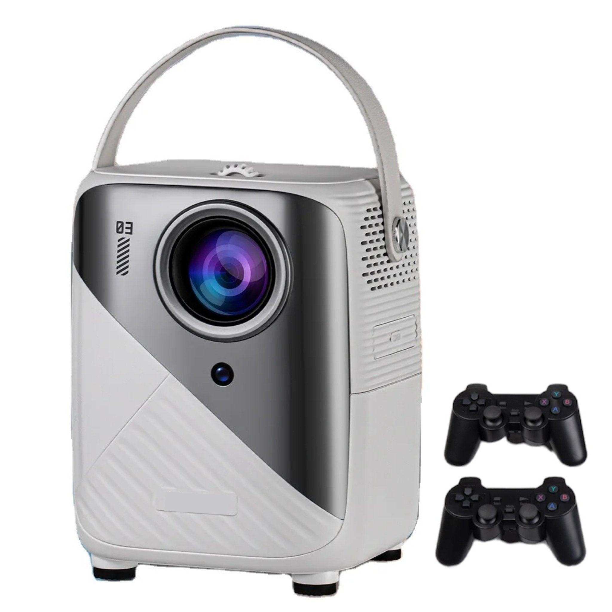 TUTT T12 Pro 4K Gaming Projector Home Theatre Wifi & Bluetooth, 600ANSI Native Auto Focus Home Theater Smart Project Up to 150” Premium Accessories