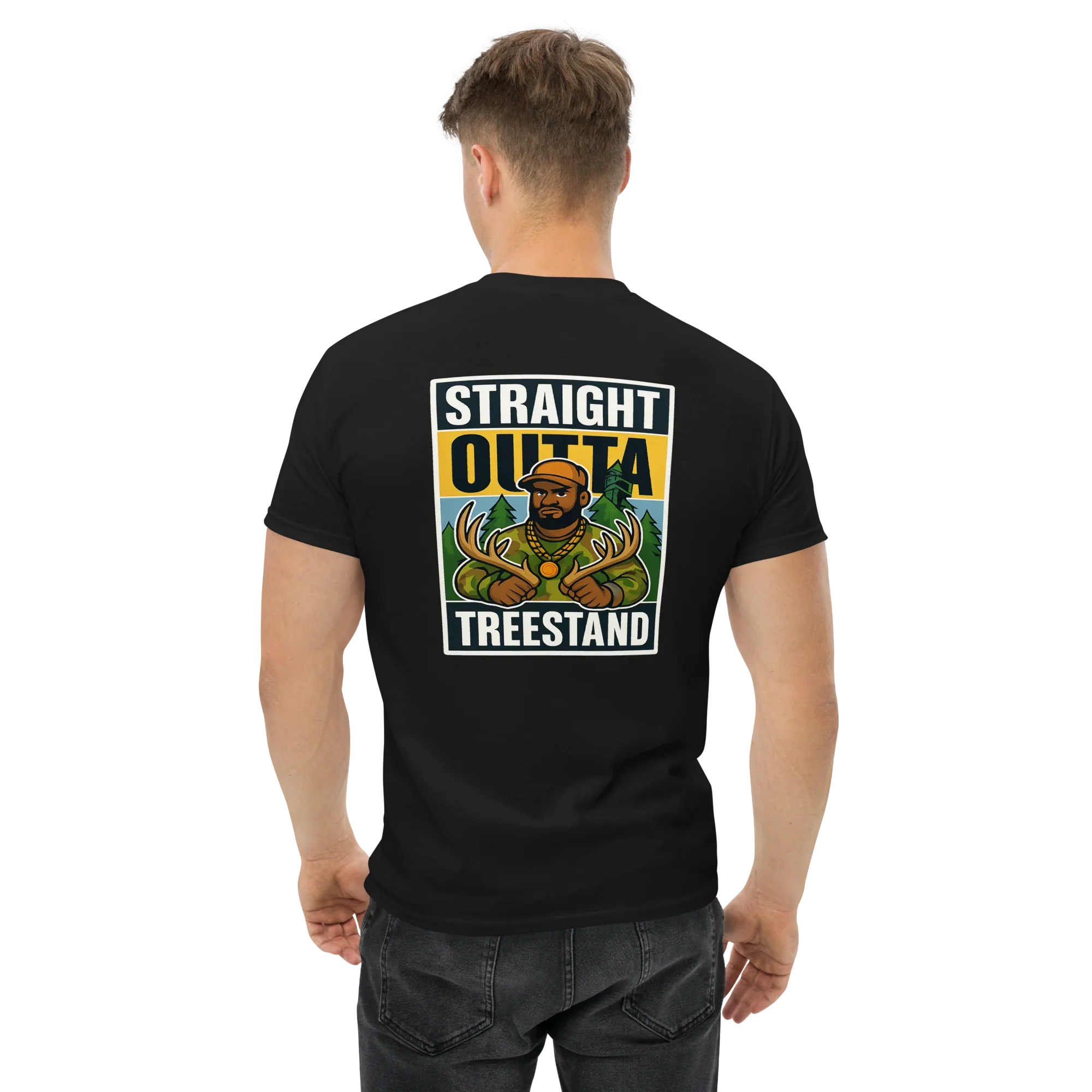 Hunter Humor Straight Outta Treestand T-Shirt