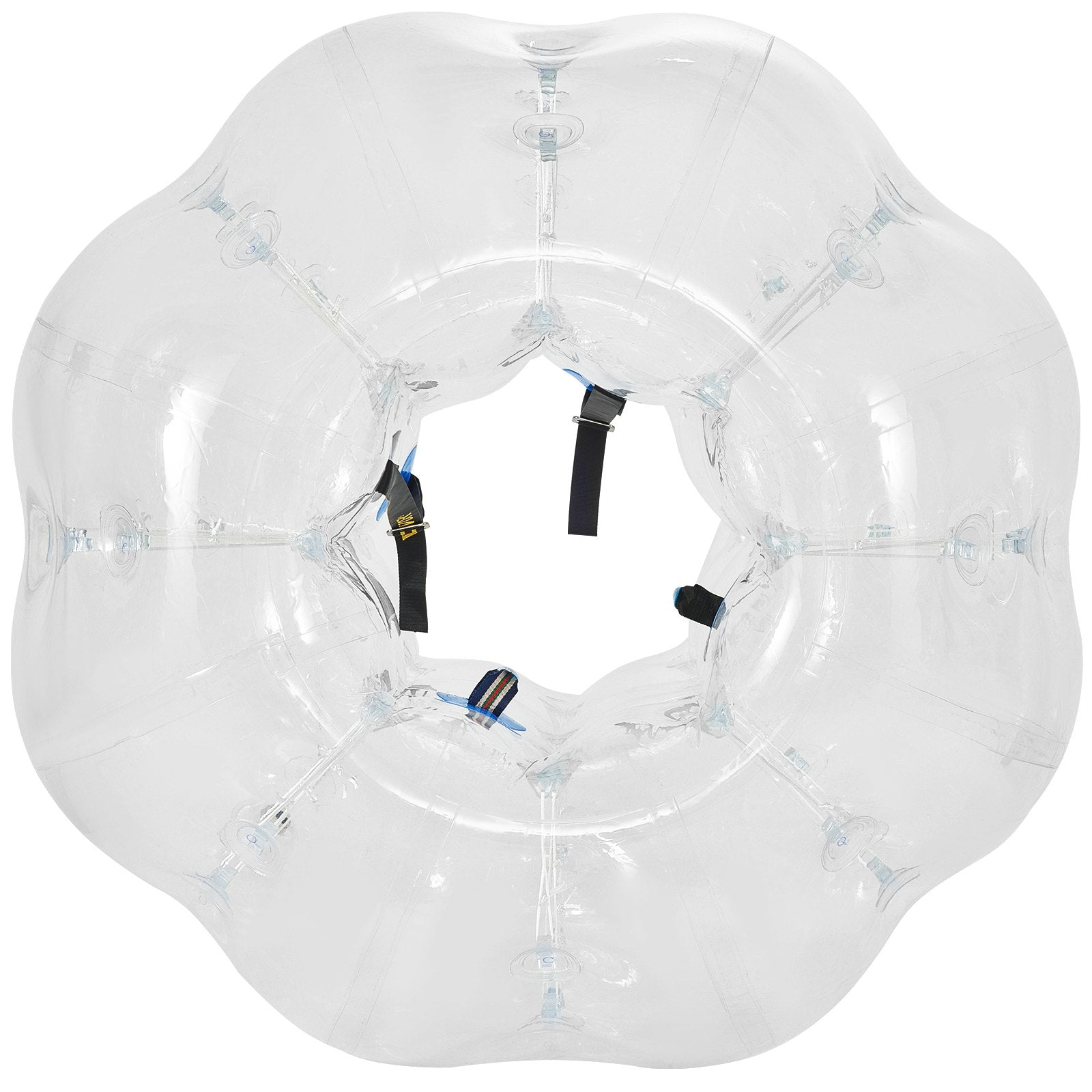 VEVOR Inflatable Bumper Ball 5 FT / 1.5M Diameter, Bubble Soccer Ball, Blow It Up in 5 Min, Inflatable Zorb Ball for Adults or Children (5 FT, Transparent)