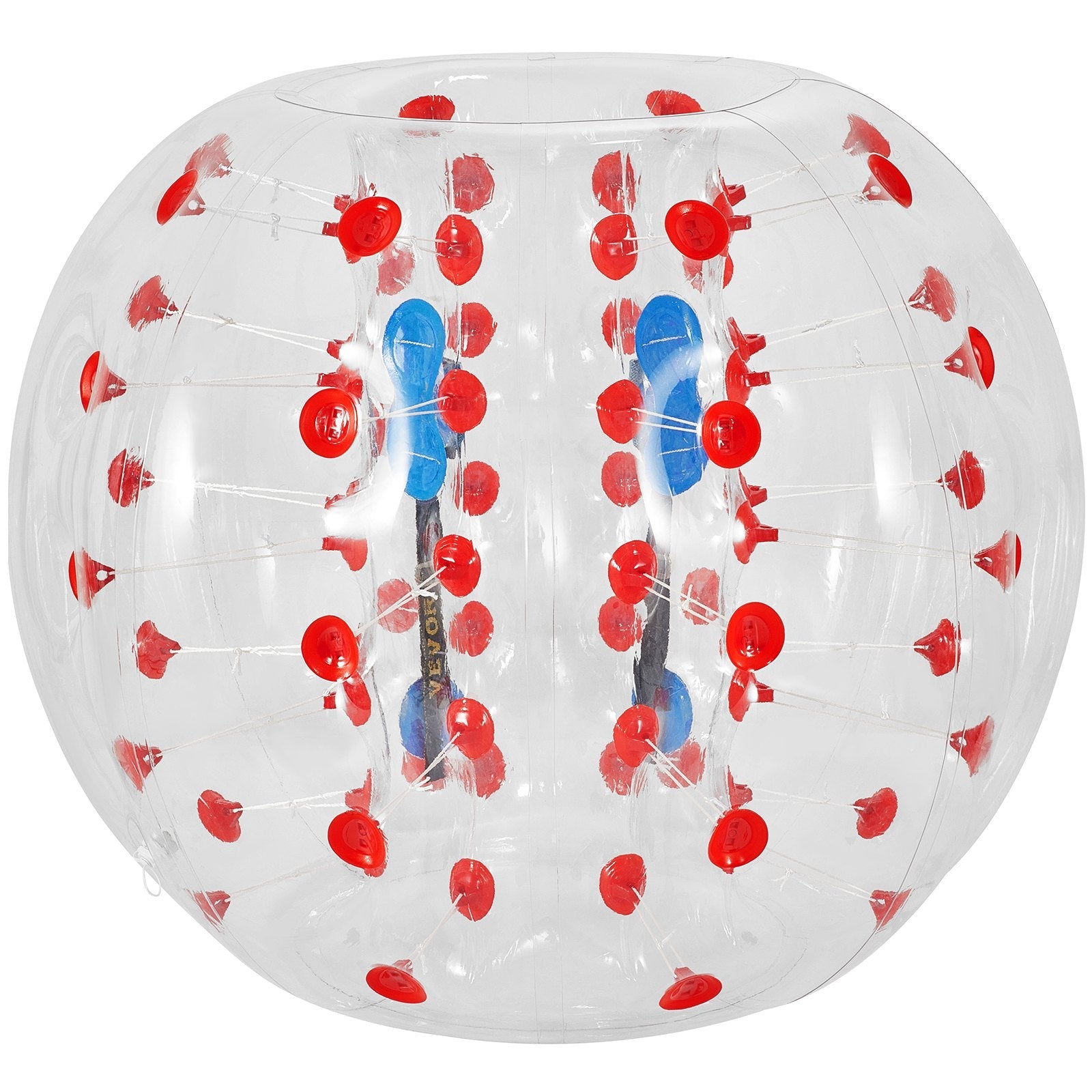 VEVOR Inflatable Bumper Ball 5 FT / 1.5M Diameter, Bubble Soccer Ball, Blow It Up in 5 Min, Inflatable Zorb Ball for Adults or Children (5 FT, Red Dot )