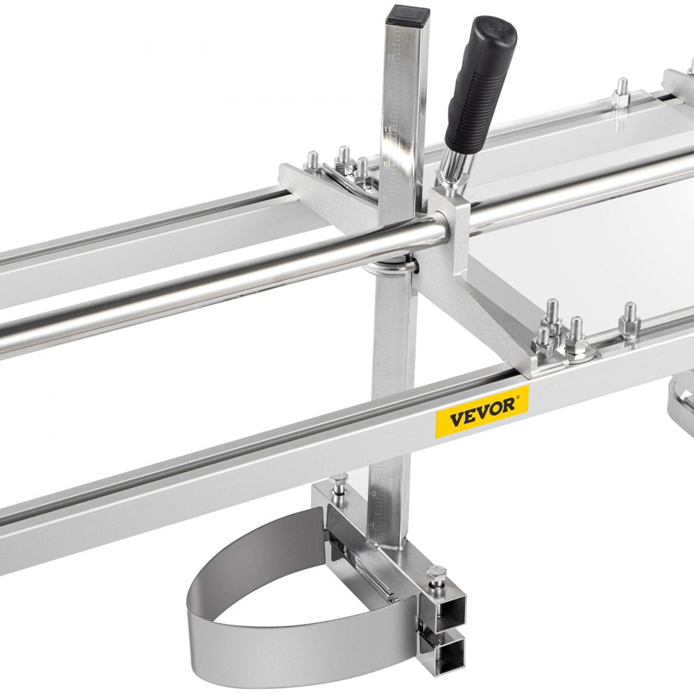 VEVOR Chainsaw Mill Attachment 14-24 Inch Portable Chain Saw Mill Aluminum Steel Chainsaw Milling Planking Welding Saw Mill Planking Lumber Cutting Bar for Homeowners Woodworkers