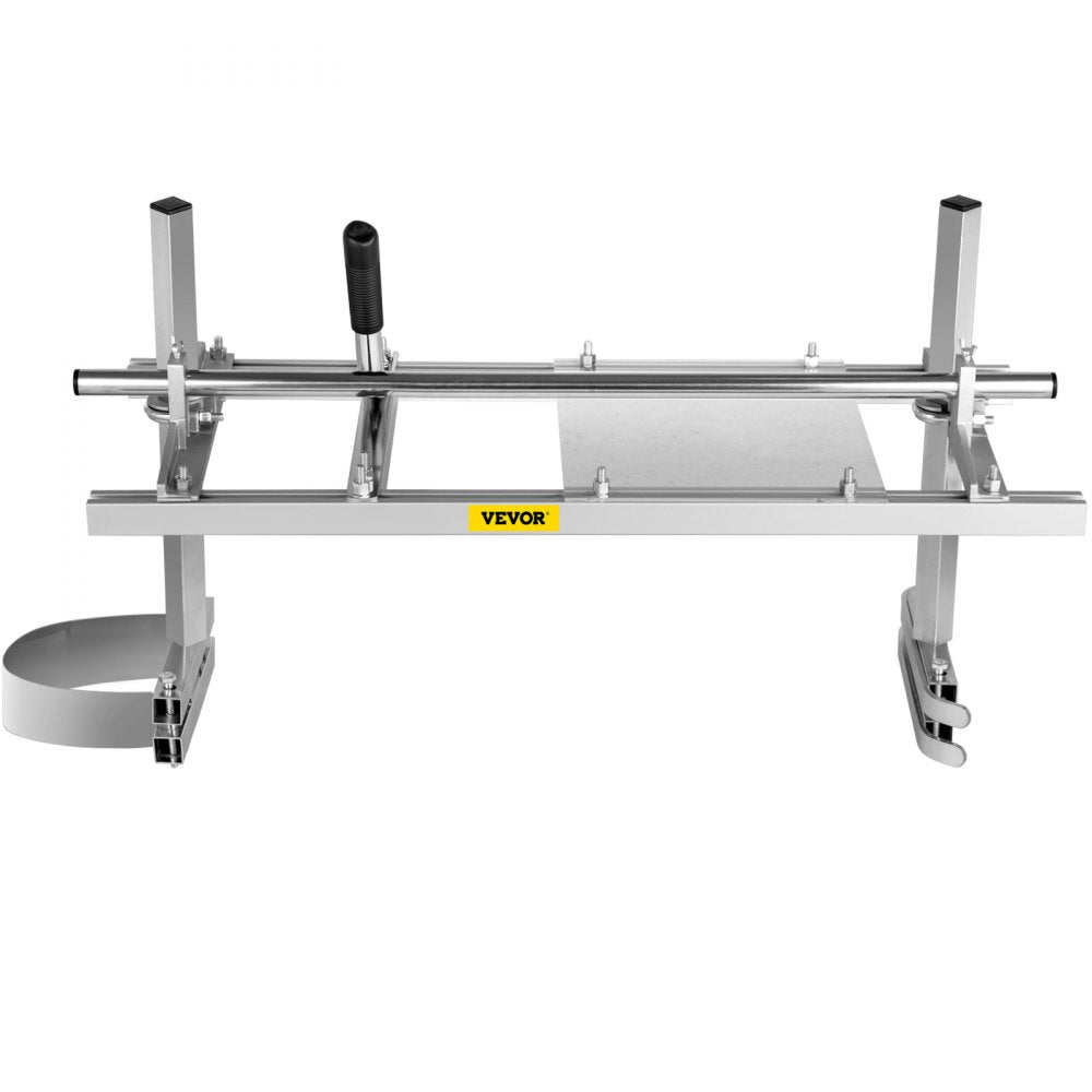 VEVOR Chainsaw Mill Attachment 14-24 Inch Portable Chain Saw Mill Aluminum Steel Chainsaw Milling Planking Welding Saw Mill Planking Lumber Cutting Bar for Homeowners Woodworkers