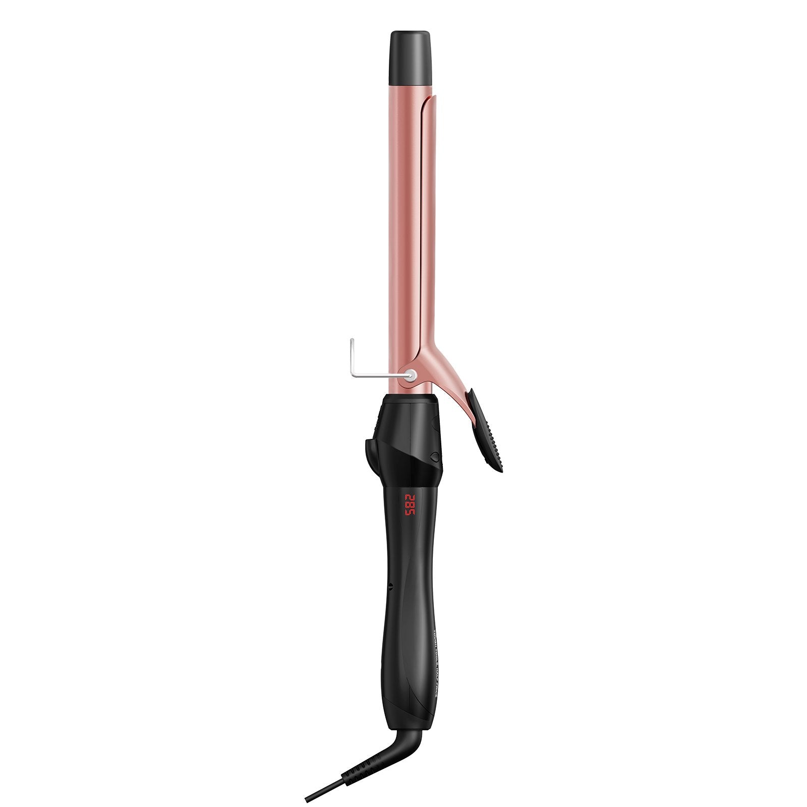 VEVOR 1-Inch Curling Iron Ceramic Hair Curling Wand for All Hair Types Rose Gold