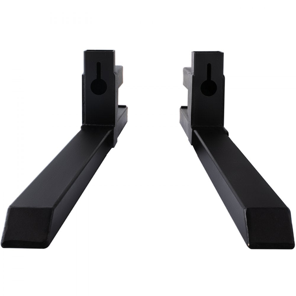 VEVOR 2000 Lbs Max Pallet Forks 33.5", 46.9" Total Length Clamp On Tractor Bucket Forks, Heavy Duty Front Loader Forks, Fork Attachment for Skid Steer,Loader Bucket