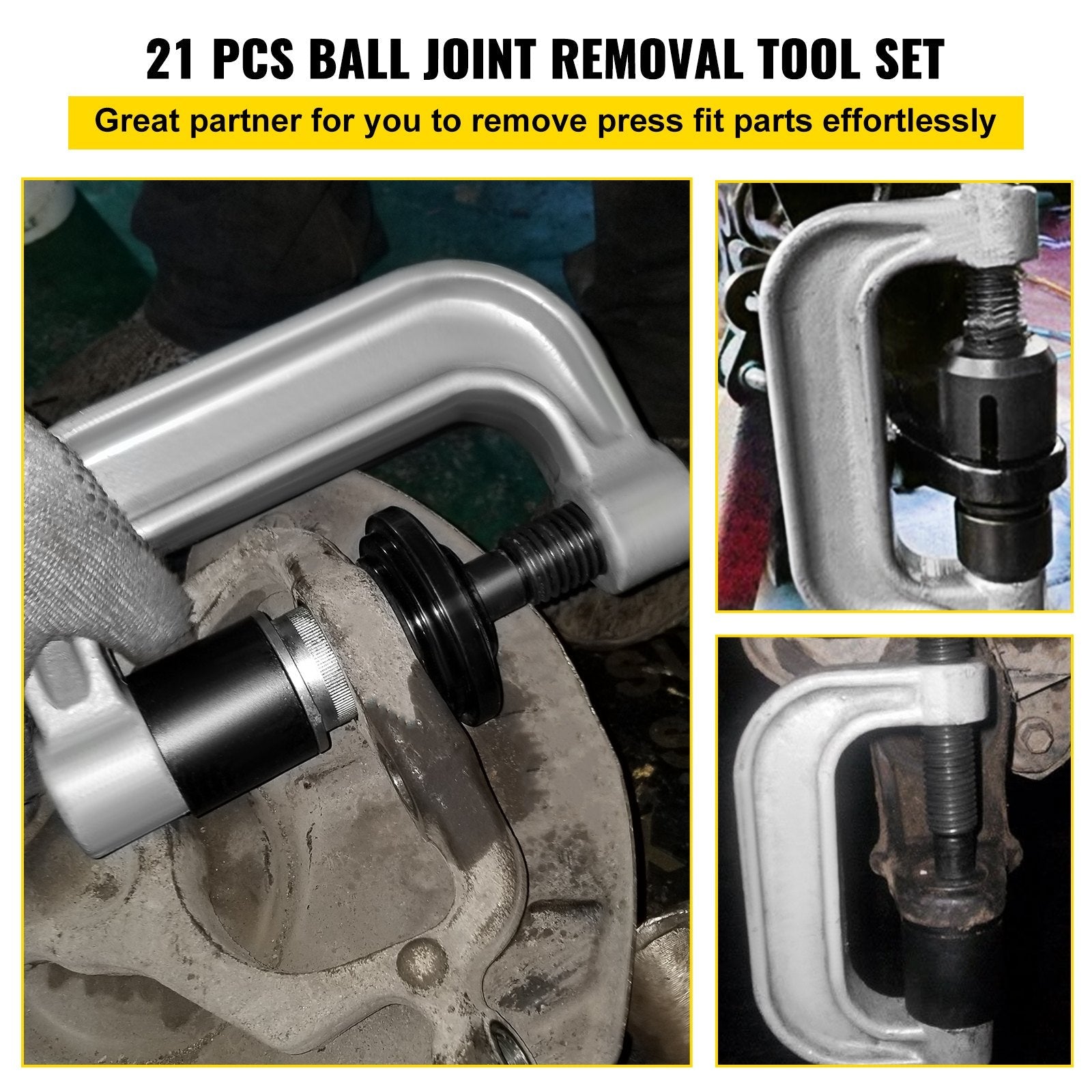Vevor Ball Joint Adapter Set Remover Installing Tool 21pcs Ball Joint Service