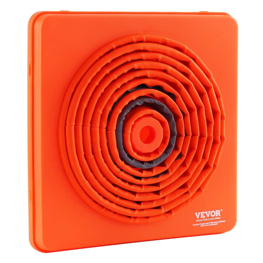 VEVOR Safety Cones, 4 Pack 28 inch Collapsible Traffic Cones, Construction Cones with Reflective Collars, Wide Base and A Storage Bag, for Traffic Control, Driving Training, Parking Lots