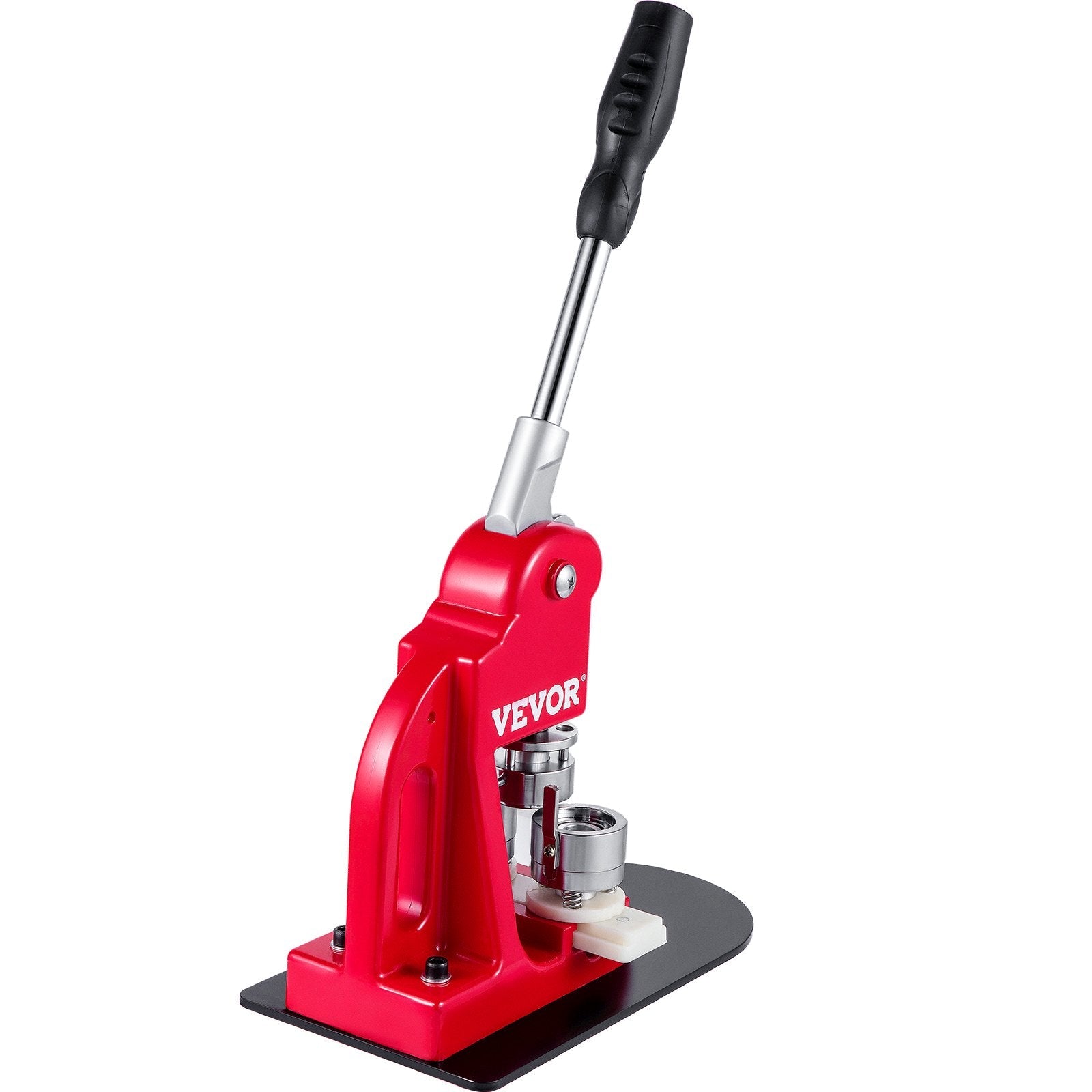 VEVOR Button Maker Button Badge Maker 32mm(1.25in) DIY Pin Button Maker Machine with1000 Pcs Free Button Parts & Circle Cutter Installation-Free Button Press Kit