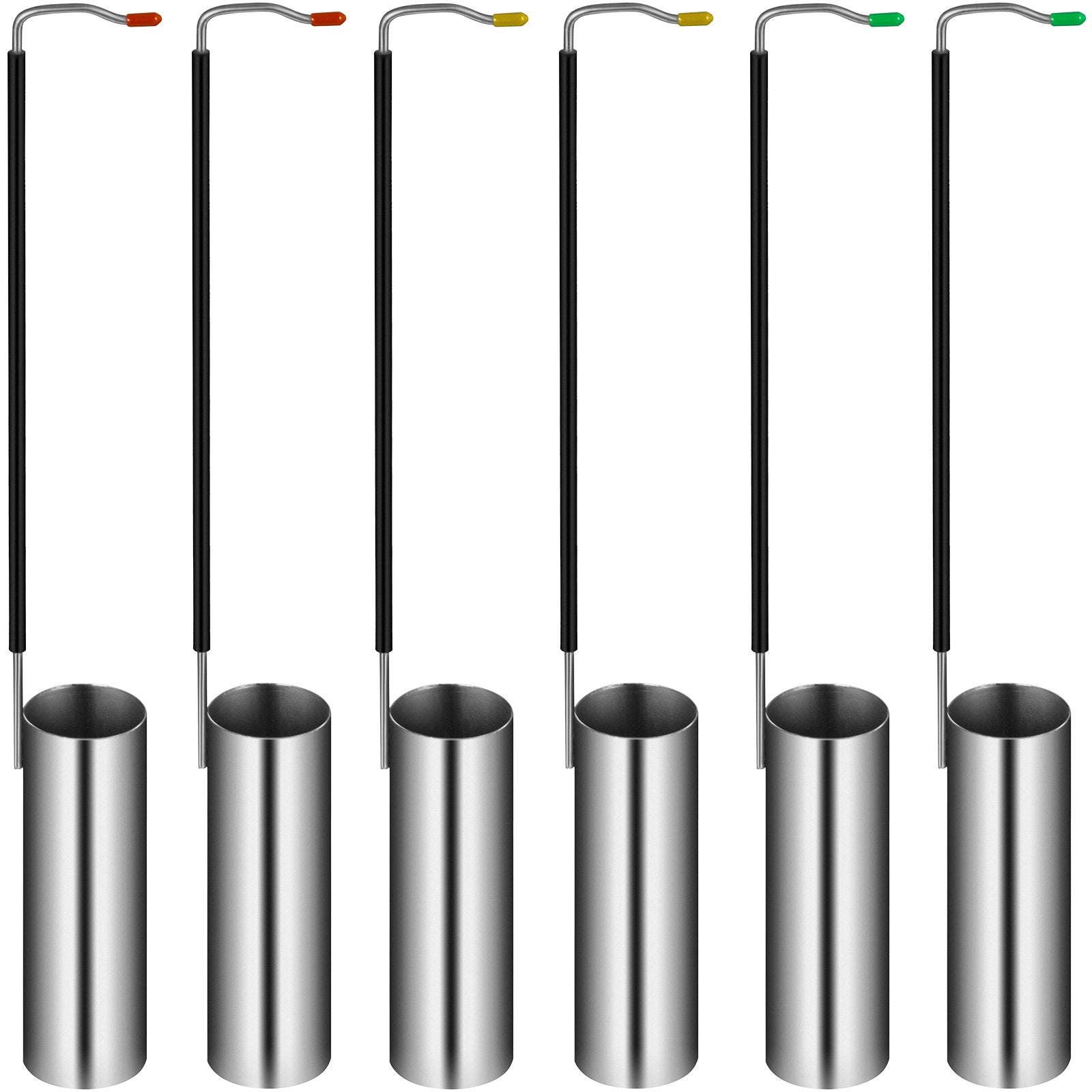 VEVOR 3L Liquid Nitrogen Container Aluminum Alloy Liquid Nitrogen Tank Static Cryogenic Container Liquid Nitrogen Container with 6 Canisters and Carry Bag