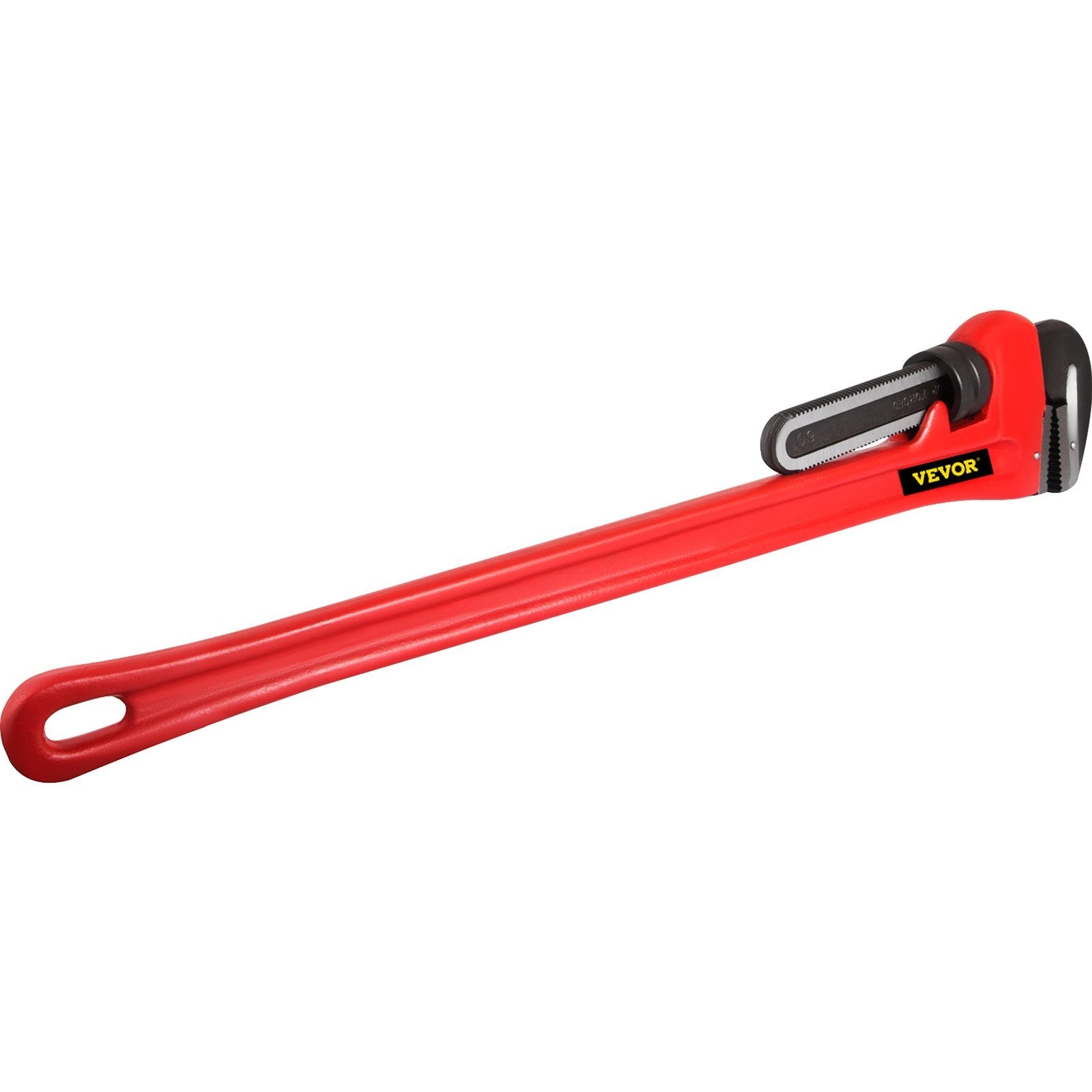 VEVOR 60" Cast Iron Handle Heavy-Duty Hook Jaw Straight Pipe Wrench